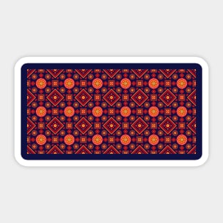 Ajrak Traditional Pattern Sticker